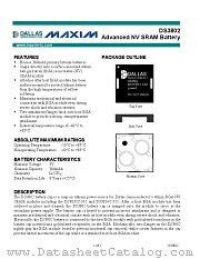 DS3802 datasheet pdf MAXIM - Dallas Semiconductor