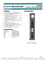 DS38464 datasheet pdf MAXIM - Dallas Semiconductor