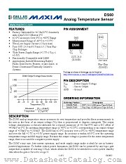 DS60 datasheet pdf MAXIM - Dallas Semiconductor