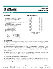 DS76KHZ datasheet pdf MAXIM - Dallas Semiconductor