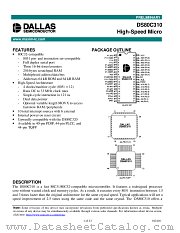 DS80C310 datasheet pdf MAXIM - Dallas Semiconductor