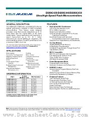 DS89C430 datasheet pdf MAXIM - Dallas Semiconductor