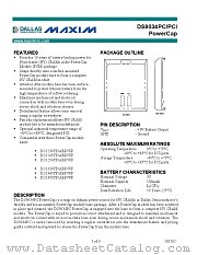 DS9034PC datasheet pdf MAXIM - Dallas Semiconductor