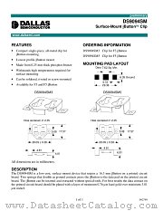 DS9094SM5 datasheet pdf MAXIM - Dallas Semiconductor