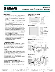 DS9097U-009 datasheet pdf MAXIM - Dallas Semiconductor