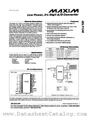ICL7136 datasheet pdf MAXIM - Dallas Semiconductor