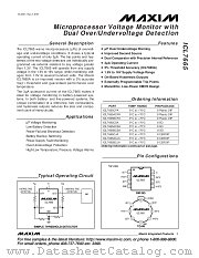 ICL7665 datasheet pdf MAXIM - Dallas Semiconductor