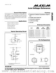 ICL8069 datasheet pdf MAXIM - Dallas Semiconductor