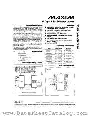ICM7228 datasheet pdf MAXIM - Dallas Semiconductor