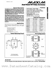 IH5341 datasheet pdf MAXIM - Dallas Semiconductor