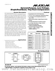 LMX393 datasheet pdf MAXIM - Dallas Semiconductor