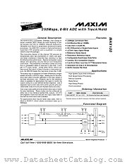 MAX100 datasheet pdf MAXIM - Dallas Semiconductor