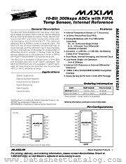MAX1029 datasheet pdf MAXIM - Dallas Semiconductor