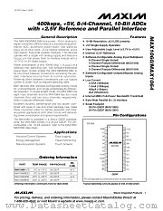 MAX1064 datasheet pdf MAXIM - Dallas Semiconductor