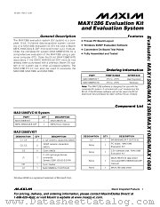 MAX1288EVKIT datasheet pdf MAXIM - Dallas Semiconductor