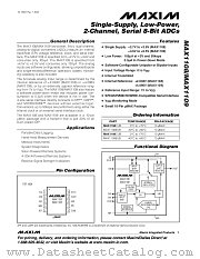 MAX1108 datasheet pdf MAXIM - Dallas Semiconductor