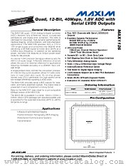 MAX1127 datasheet pdf MAXIM - Dallas Semiconductor
