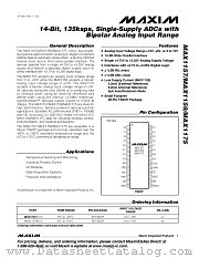 MAX1159 datasheet pdf MAXIM - Dallas Semiconductor