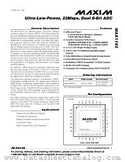 MAX1192 datasheet pdf MAXIM - Dallas Semiconductor
