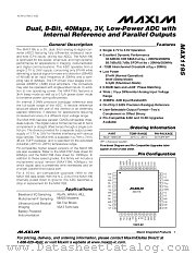 MAX1195 datasheet pdf MAXIM - Dallas Semiconductor