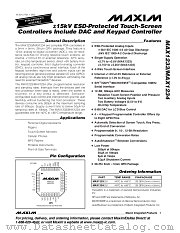 MAX1234 datasheet pdf MAXIM - Dallas Semiconductor