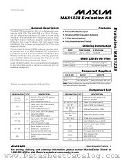 MAX1238EVKIT datasheet pdf MAXIM - Dallas Semiconductor