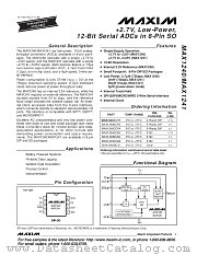 MAX1240 datasheet pdf MAXIM - Dallas Semiconductor