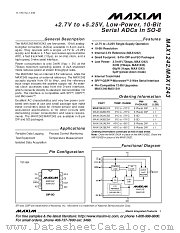 MAX1242 datasheet pdf MAXIM - Dallas Semiconductor