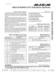 MAX1247EVKIT datasheet pdf MAXIM - Dallas Semiconductor