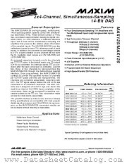 MAX125 datasheet pdf MAXIM - Dallas Semiconductor