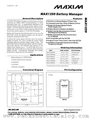 MAX1259 datasheet pdf MAXIM - Dallas Semiconductor