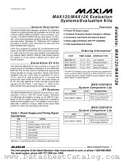 MAX125EVKIT datasheet pdf MAXIM - Dallas Semiconductor