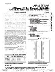 MAX1263 datasheet pdf MAXIM - Dallas Semiconductor