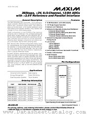 MAX1265 datasheet pdf MAXIM - Dallas Semiconductor