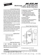 MAX128 datasheet pdf MAXIM - Dallas Semiconductor