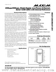MAX1280 datasheet pdf MAXIM - Dallas Semiconductor