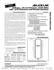 MAX1293 datasheet pdf MAXIM - Dallas Semiconductor