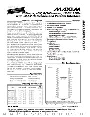 MAX1297 datasheet pdf MAXIM - Dallas Semiconductor