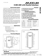 MAX135 datasheet pdf MAXIM - Dallas Semiconductor