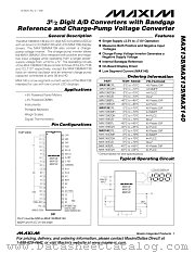 MAX139 datasheet pdf MAXIM - Dallas Semiconductor