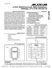 MAX1406 datasheet pdf MAXIM - Dallas Semiconductor