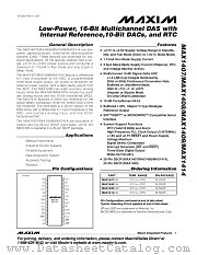 MAX1409 datasheet pdf MAXIM - Dallas Semiconductor