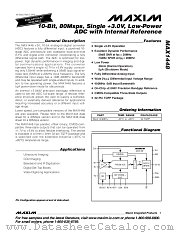 MAX1448 datasheet pdf MAXIM - Dallas Semiconductor