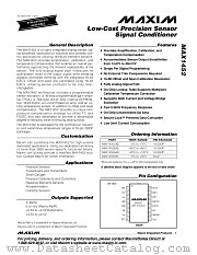 MAX1452 datasheet pdf MAXIM - Dallas Semiconductor