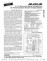 MAX1457 datasheet pdf MAXIM - Dallas Semiconductor