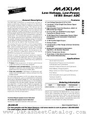 MAX1462 datasheet pdf MAXIM - Dallas Semiconductor