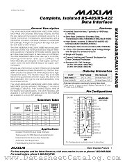 MAX1490B datasheet pdf MAXIM - Dallas Semiconductor