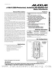 MAX1480E datasheet pdf MAXIM - Dallas Semiconductor