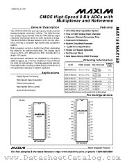 MAX154 datasheet pdf MAXIM - Dallas Semiconductor