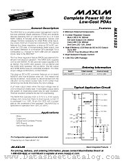 MAX1552 datasheet pdf MAXIM - Dallas Semiconductor